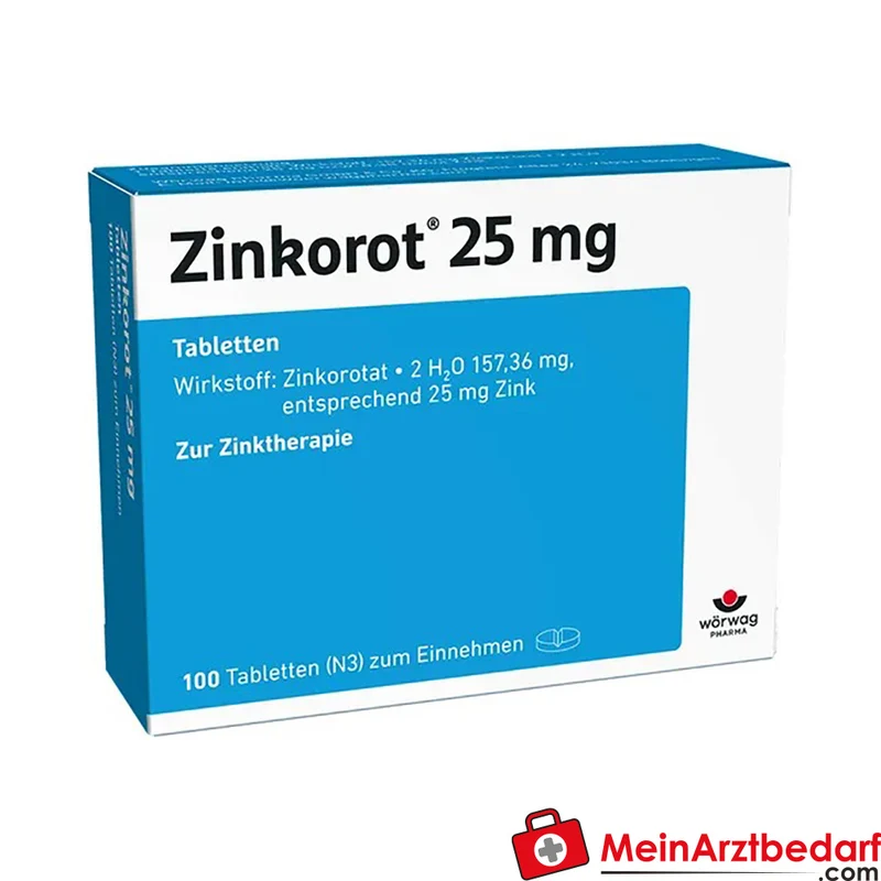 Zinkorot 25 mg Tabletten
