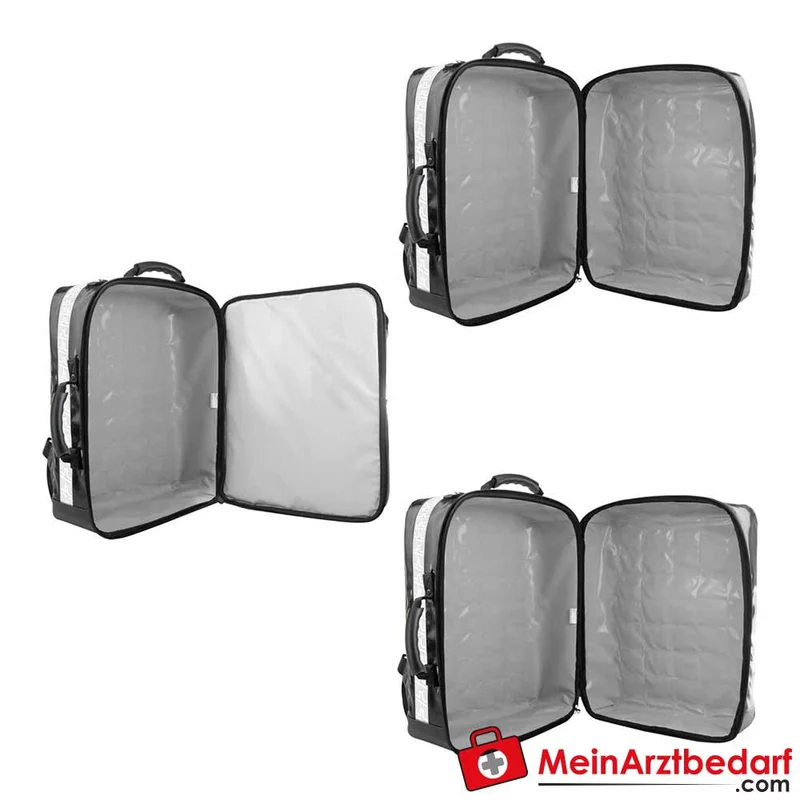 AEROcase PROpack Notfallrucksack AEROtex PLANPRO Leuchtrot RAL 3024 28 Magnetfelder gepolsterter Rücken