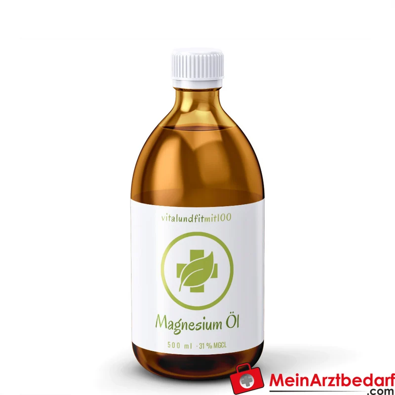 Magnesiumöl (Magnesiumchlorid 31%) Lösung in Glasflasche 500 ml