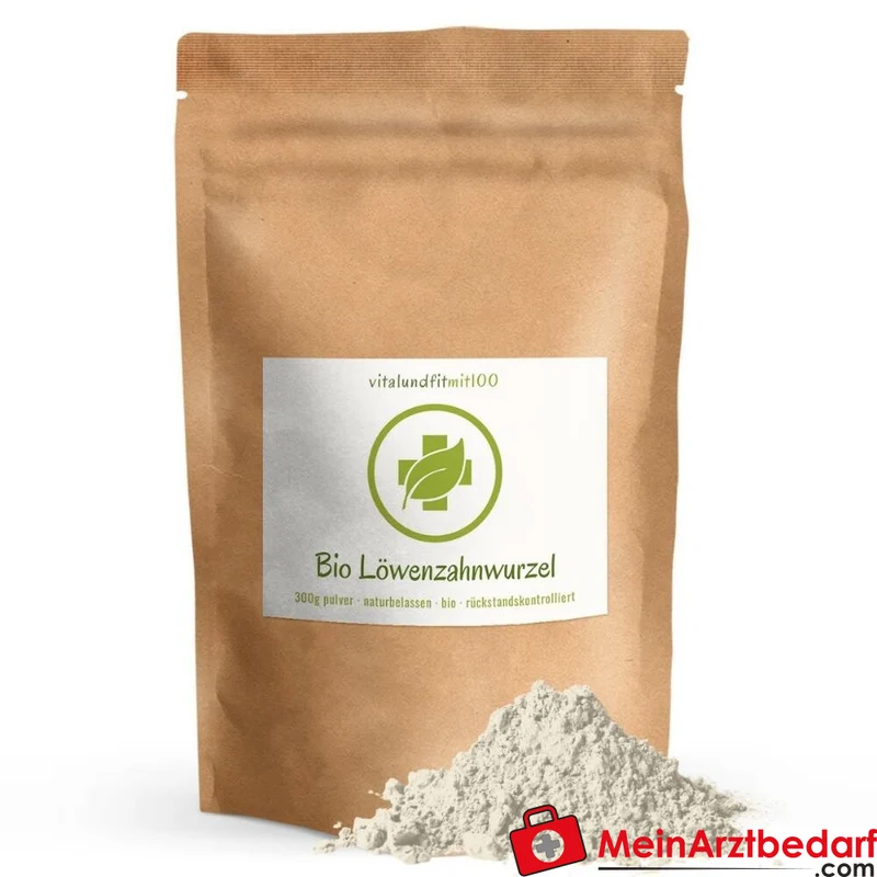 Löwenzahnwurzel Pulver 300 g Tee- und Smoothie-Zutat