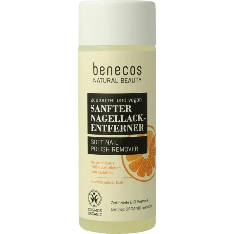 Benecos Nagellak remover acetonvrij en vegan 125 ML