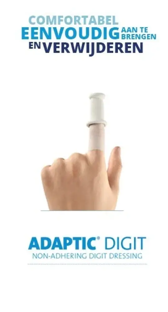 Systagenix Adaptic Digit - 10 stuks vinger verband ADAPTIC® DIGIT Toe 2,8 cm ø