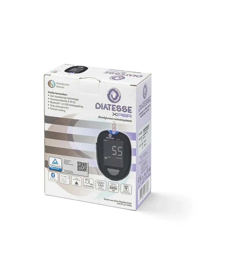 Diatesse XPER Startpakket - Glucosemeter & Ketonenmeter mmol/l