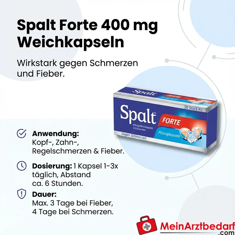 Spalt Forte 400 mg Weichkapseln Packung