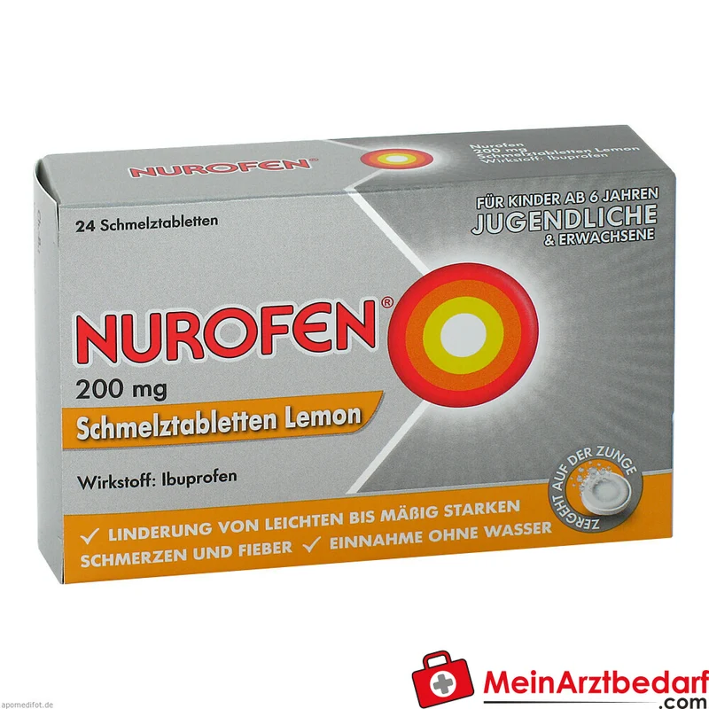 Nurofen Ibuprofen 200 mg Schmelztabletten Lemon