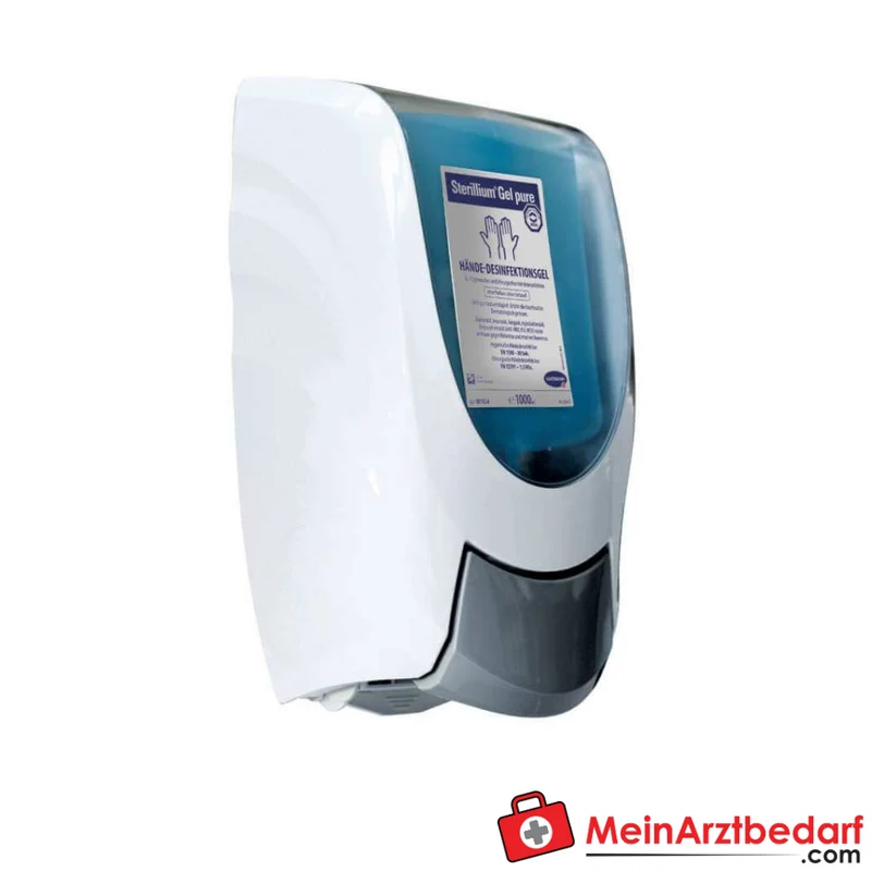 Hartmann CleanSafe Basic Desinfektionsspender manuell Kunststoff 1000 ml Wandspender mit Schloss