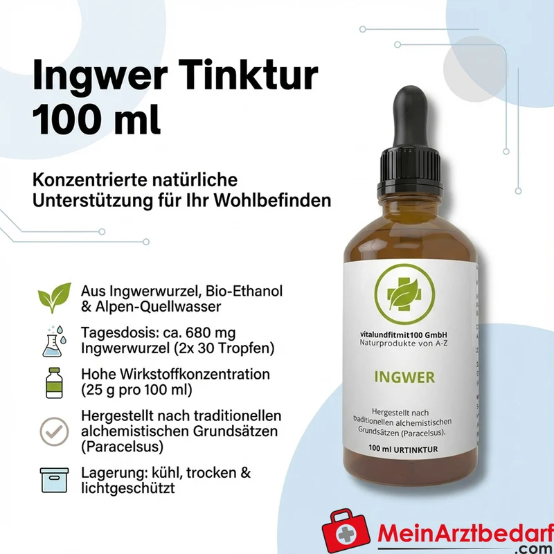Ingwerwurzel-Tinktur 25 g/100 ml 100 ml