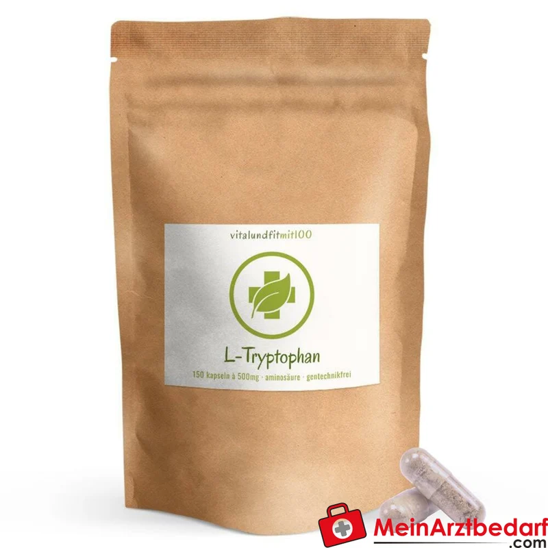 L-Tryptophan 500 mg Kapseln vegan 150 Stück