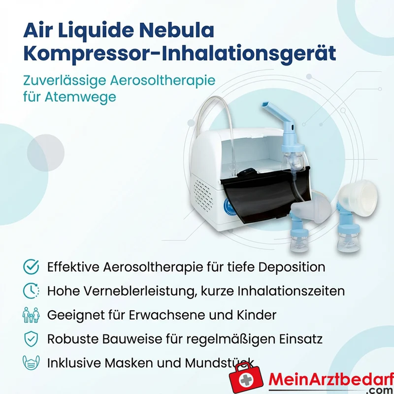 Air Liquide Nebula Kompressor-Inhalationsgerät