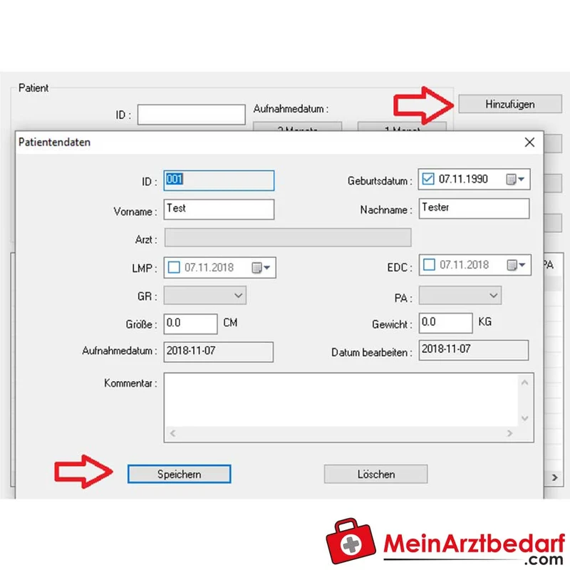 medical ECONET Smart 3 Zwillings-Fetalmonitor