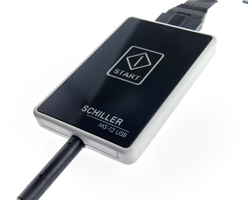 Schiller Cardiovit CS-104 PC-gebaseerd rust-ECG-systeem
