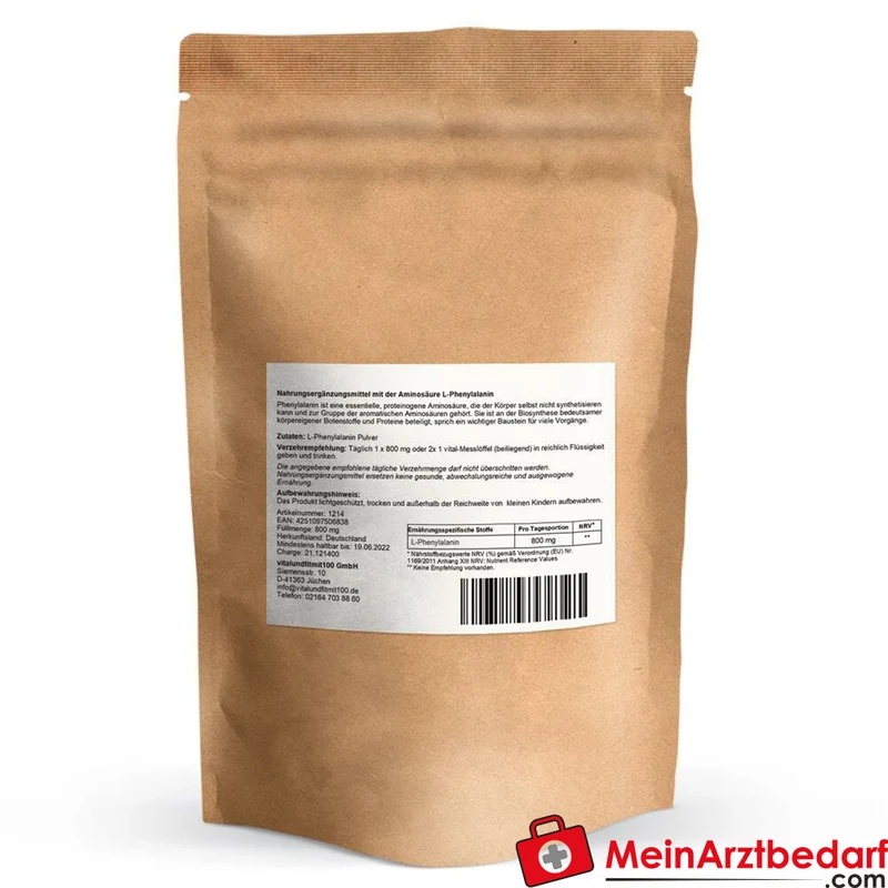 L-Phenylalanin Aminosäure Pulver 100 g vegan glutenfrei