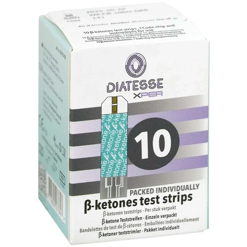 Diatesse ß – ketonen teststrips - 10 stuks