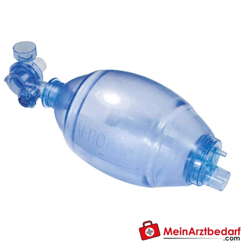 AERObag PVC-Beatmungsbeutel Einweg transparent rutschfest drehbarer Anschluss Erwachsene/Kind/Baby
