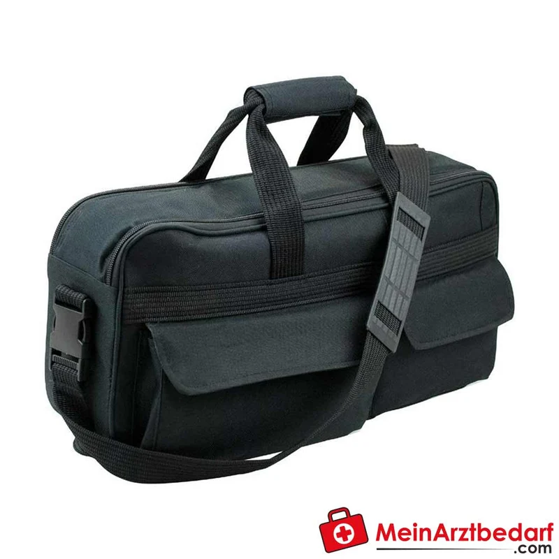 Aerotreat Tragetasche für 2,0 L Sauerstoffflasche mit Schulter- und Rückengurt Polyester schwarz 48×22×11 cm