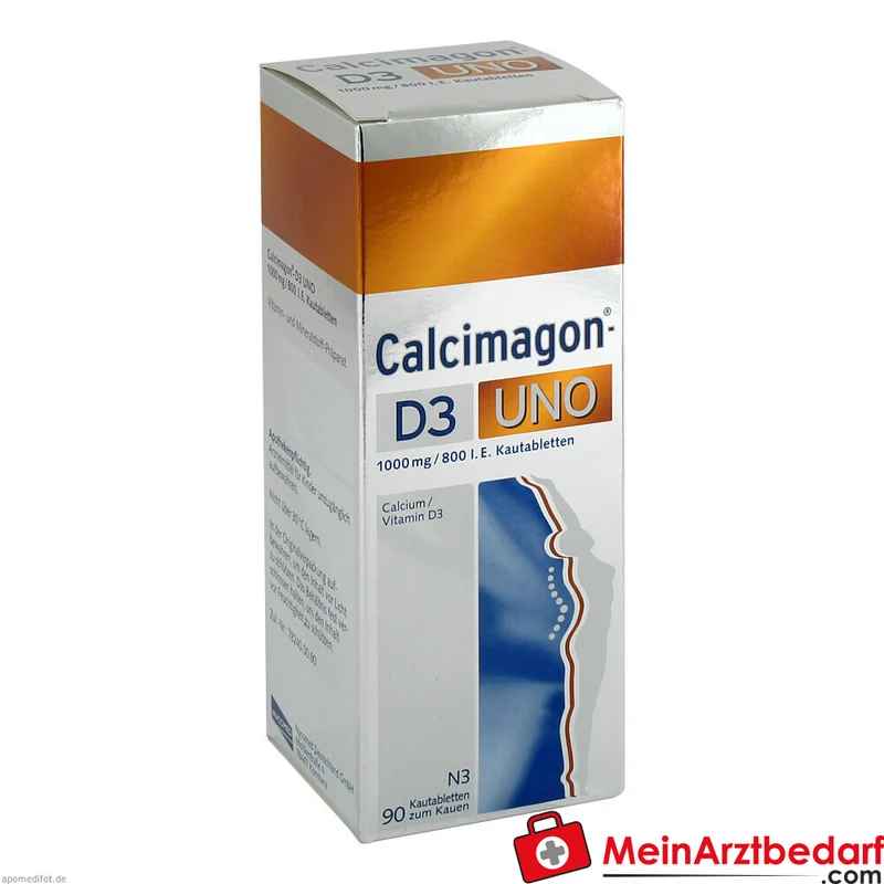 Calcimagon‑D3 UNO 1000 mg Calcium + 800 I.E. Vitamin D3 Kautabletten