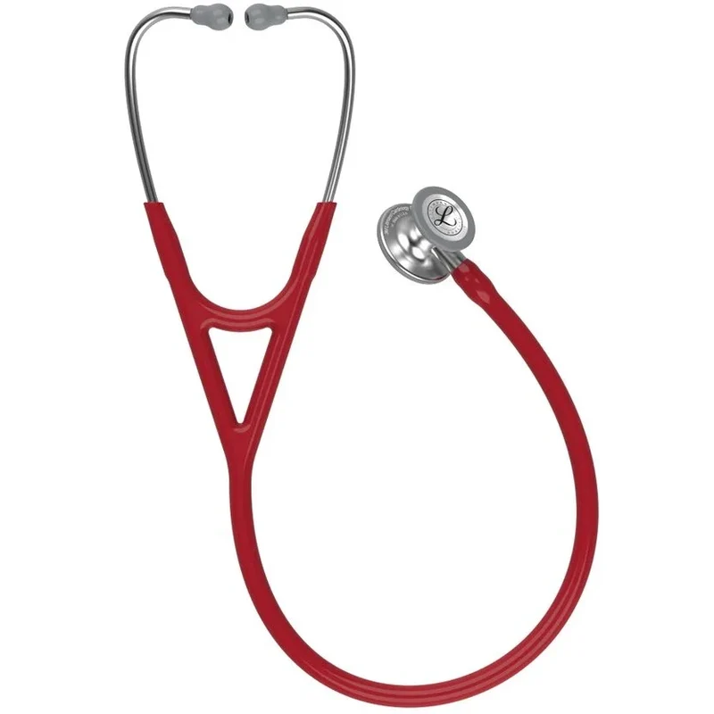 LITTMANN® "CARDIOLOGY IV" - 6184 - Bordeaux - Rvs Geborsteld - Standaard - Rvs Geborsteld