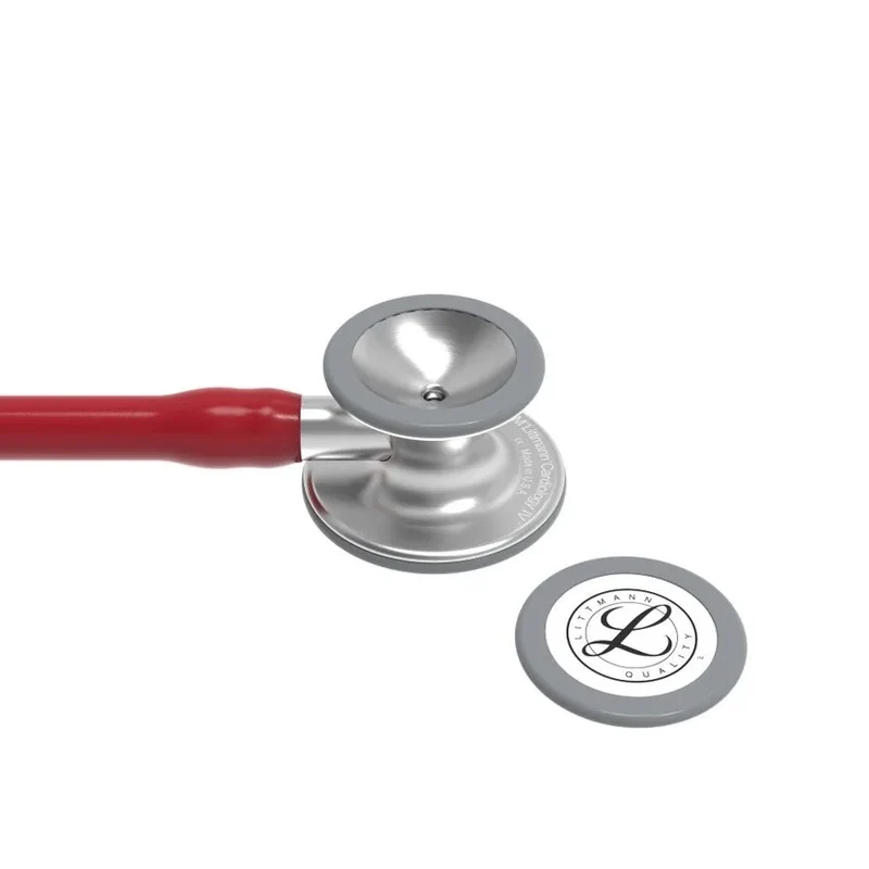 LITTMANN® "CARDIOLOGY IV" - 6184 - Bordeaux - Rvs Geborsteld - Standaard - Rvs Geborsteld