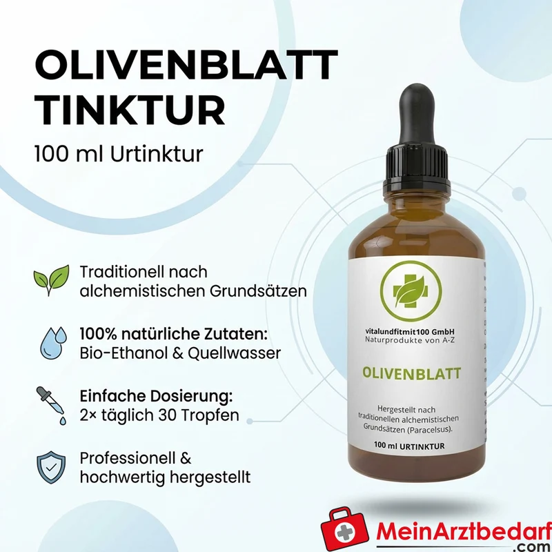 Olivenblatt Tinktur 15 g/100 ml 100 ml