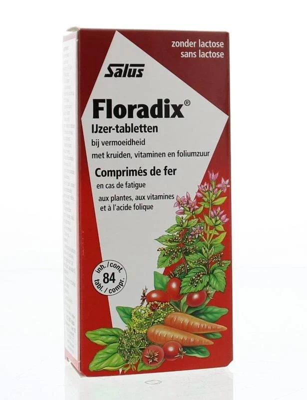 Salus Floradix ijzer tabletten - 84 tabletten