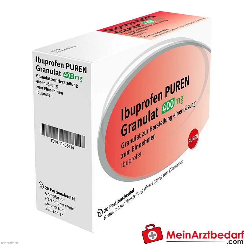 PUREN Ibuprofen 400 mg löslicher Auflösebeutel 1 Stück