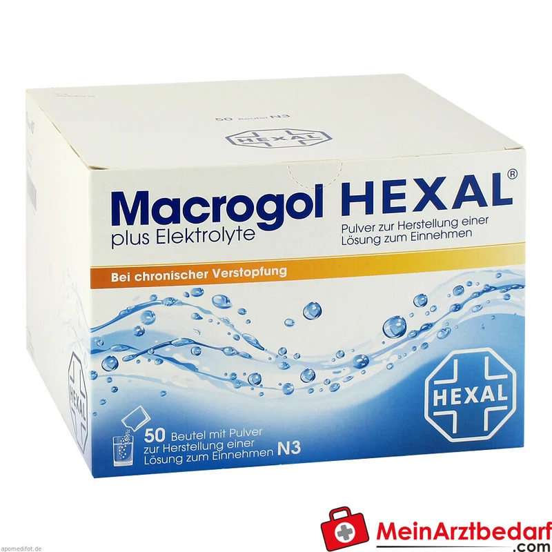 HEXAL Macrogol plus Elektrolyte Pulver zum Auflösen, Einzeldosen (Beutel)