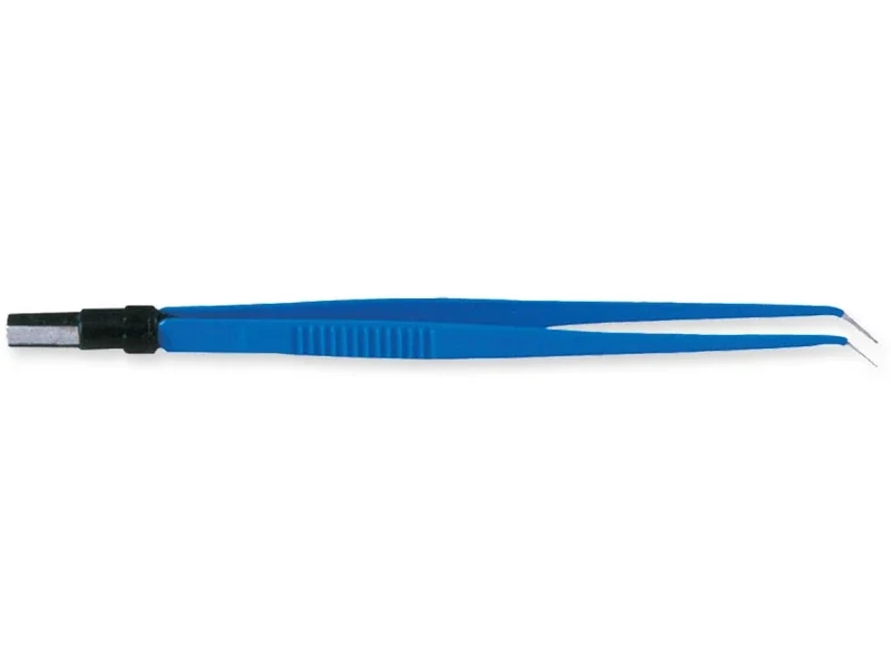 Pincet Bipolair EU gebogen 20 cm - punt 1 mm