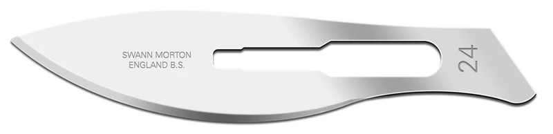 Scalpelmesjes Swann Morton - 0311 - 100 stuks - Nr 24