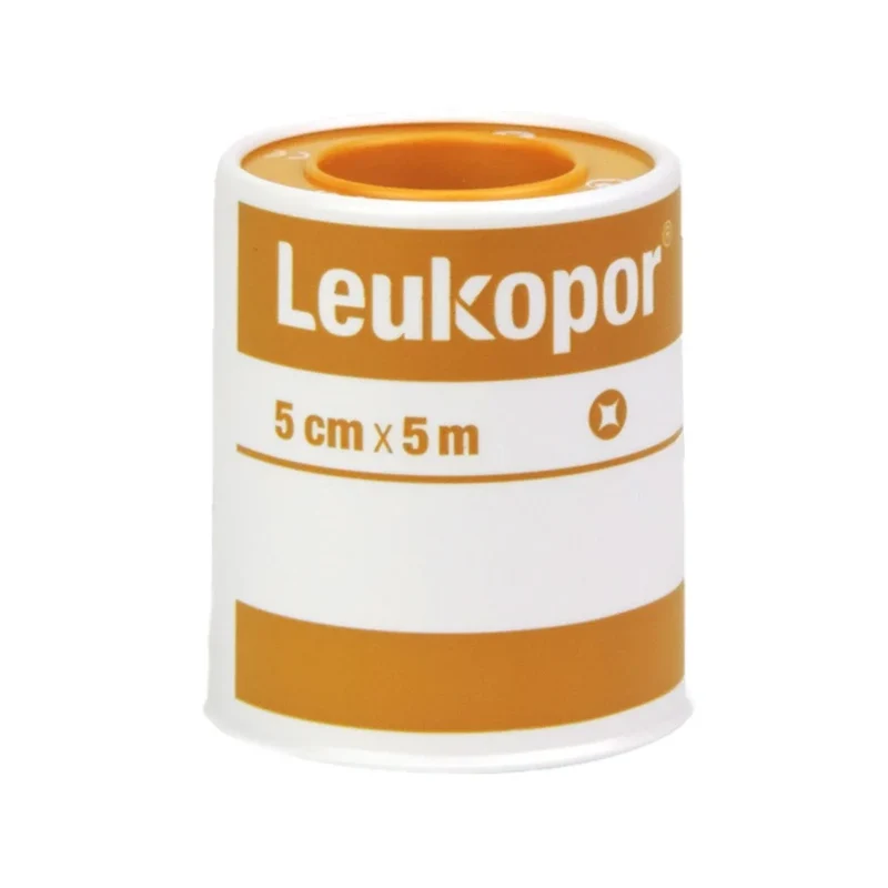 Leukopor 5 cm x 5 m 1 stuk