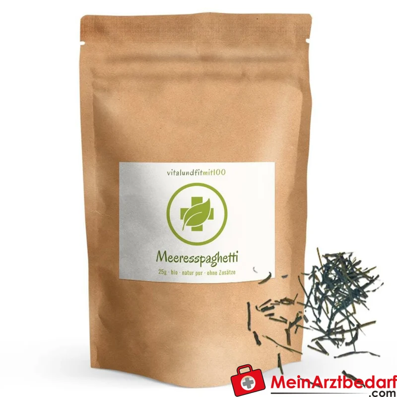 Meeresspaghetti (Riementang) getrocknet 25 g Rohkost glutenfrei jodreich