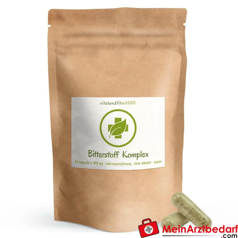 Bitterstoff-Komplex 450 mg Kapseln vegan 30 Pflanzenstoffe