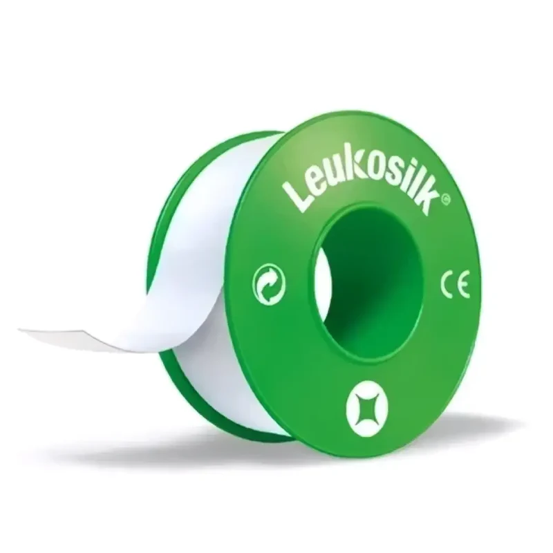 Leukosilk 2,5 cm x 5 m zonder klemring 1 stuk 1032