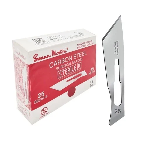 Scalpelmesjes Swann Morton - 0212 - 100 stuks - Nr 25