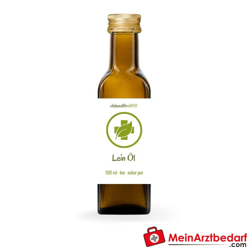 Leinöl kaltgepresst 100 ml – Omega‑3 reich, vegan