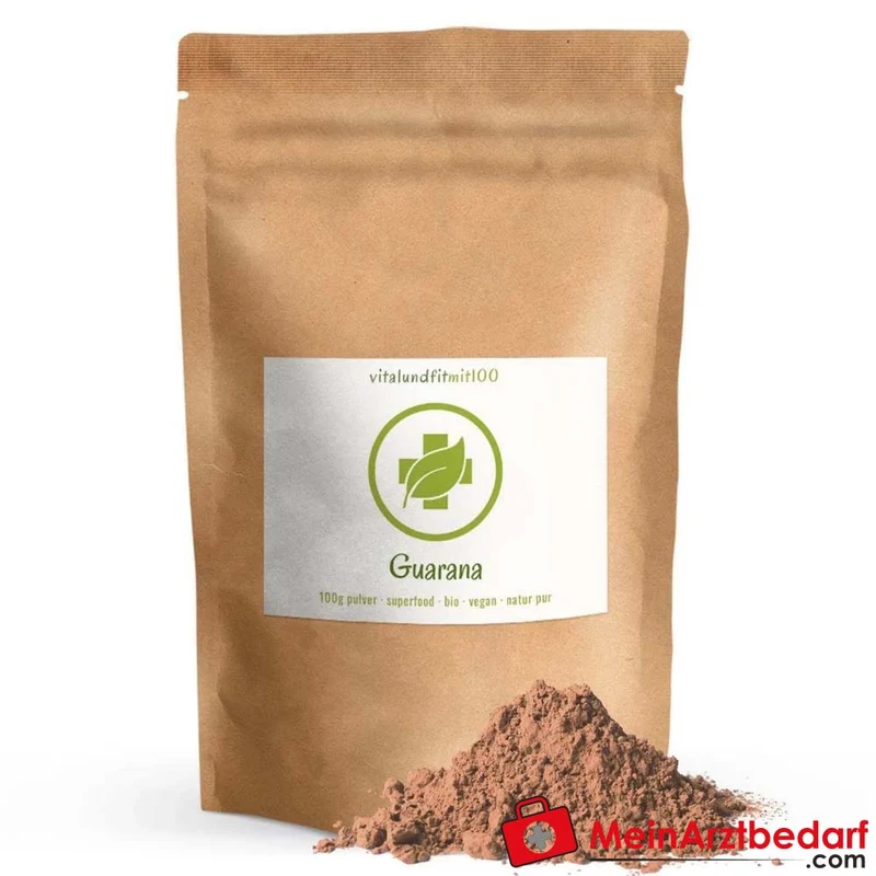 Guarana Pulver 100 g natürliches Koffein 3,5 g/100 g