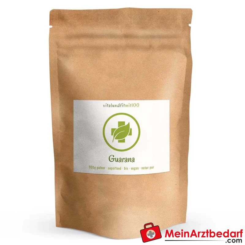 Guarana Pulver 100 g natürliches Koffein 3,5 g/100 g