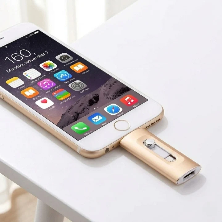USB Stick iPhone 256GB – 3-in-1 Fotostick für Smartphone und Computer