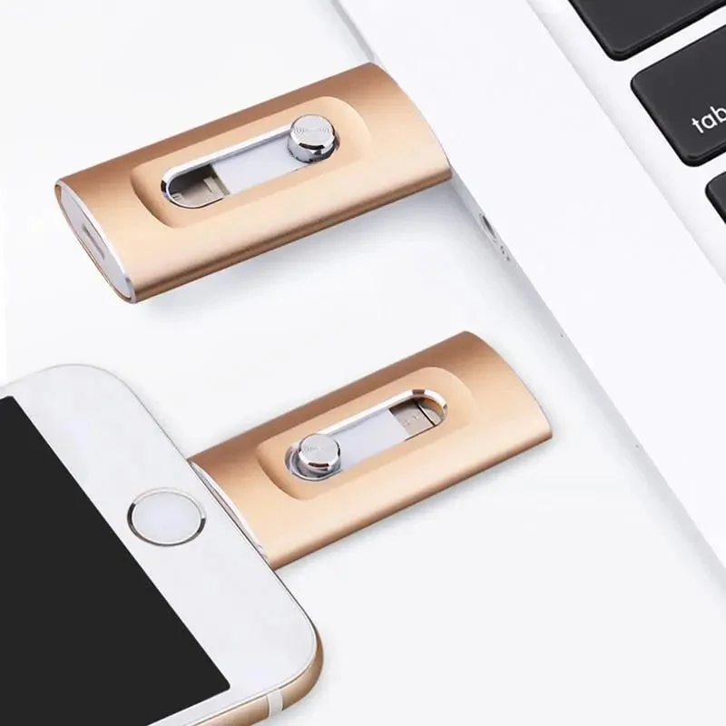 USB Stick iPhone 256GB – 3-in-1 Fotostick für Smartphone und Computer