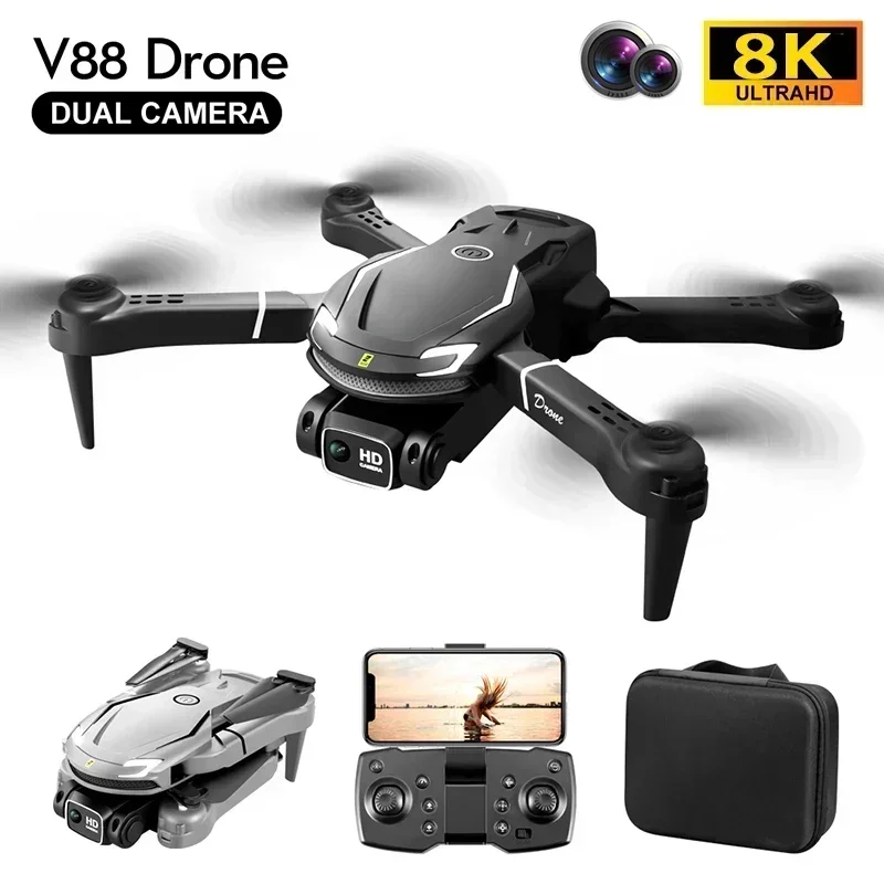 SkyVision – V88 Drohne mit 8K Kamera, GPS und 5G für Luftaufnahmen