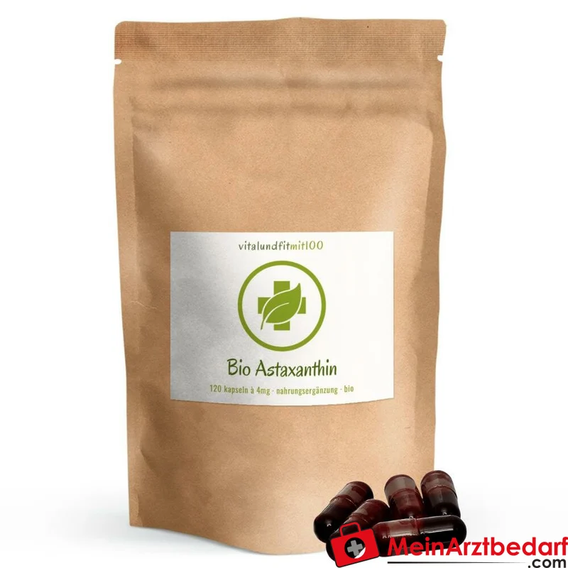 Astaxanthin 4 mg Kapseln Haematococcus pluvialis 120 Stück