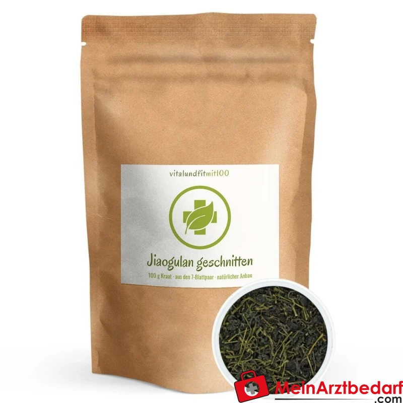 Jiaogulan (Gynostemma pentaphyllum) Kraut, geschnitten 100 g