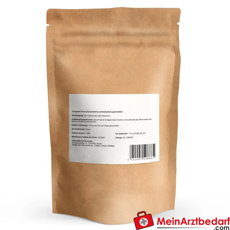Jiaogulan (Gynostemma pentaphyllum) Kraut, geschnitten 100 g