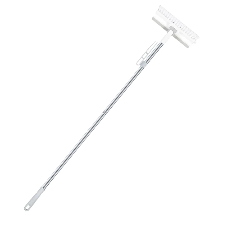 DualClean - Rotierende Bürste mit langem Stiel 2-in-1 für Böden und Fenster