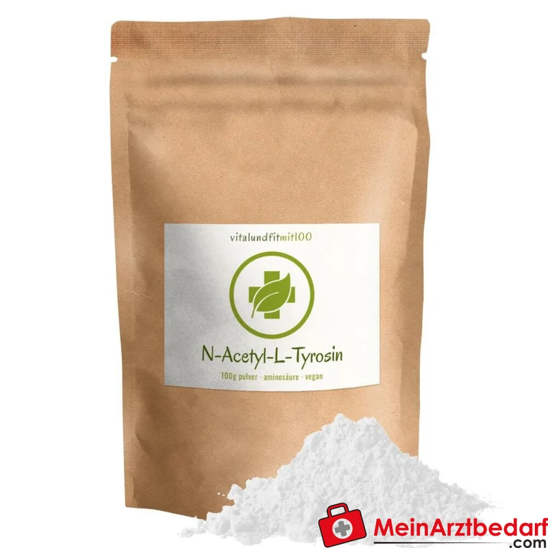 N-Acetyl-L-Tyrosin (NALT) Pulver 100 g vegan, fein löslich