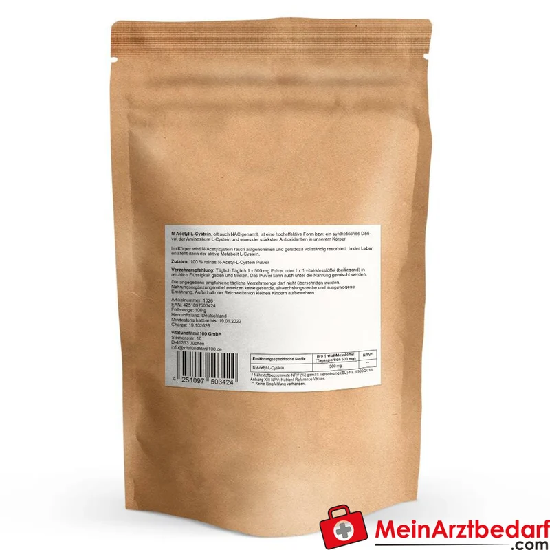 N-Acetyl-L-Cystein (NAC) Pulver 100 g