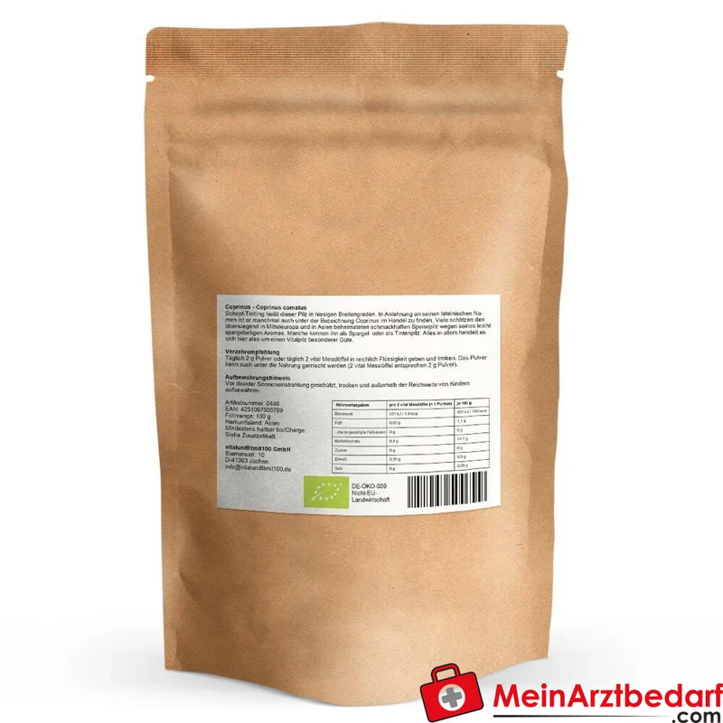 Coprinus Pulver (Coprinus comatus) Vitalpilz 100 g