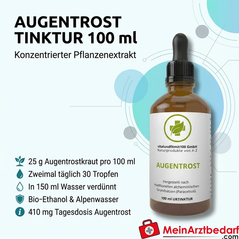 Augentrost Tinktur 25 g/100 ml 100 ml