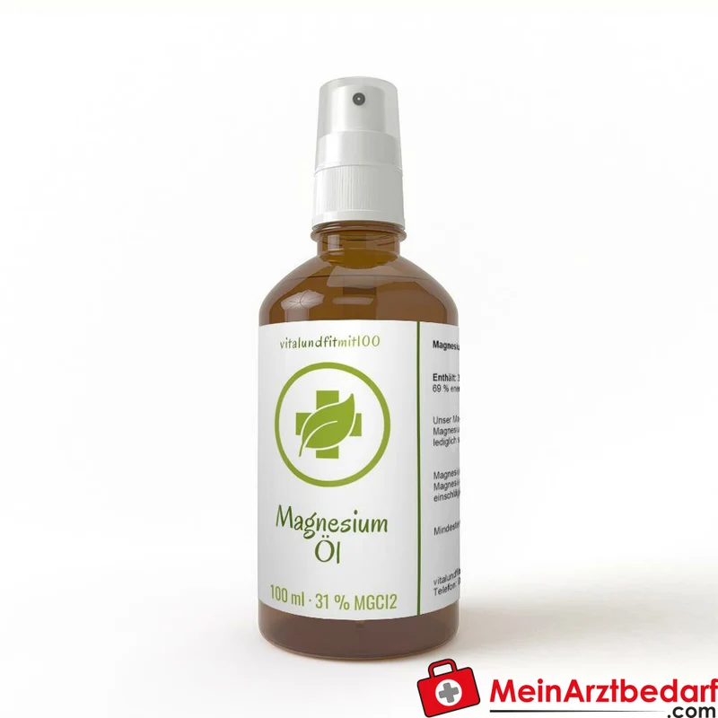 Magnesiumöl 31% Magnesiumchlorid Zerstäuber Glasflasche 100 ml