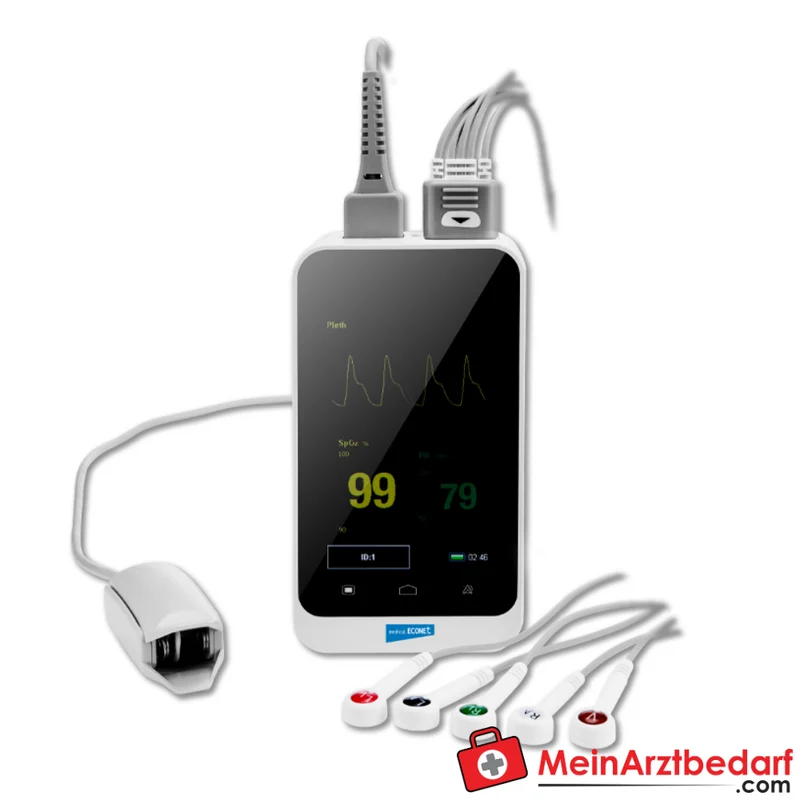 PalmcareDUO Patientenmonitor mit SpO2 und EKG-Messung