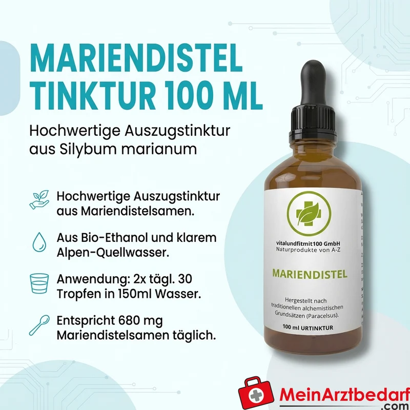 Mariendistel (Silybum marianum) Tinktur 100 ml